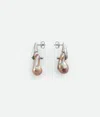 Bottega Veneta Grosse Pearl Ohrringe In Natural Pink
