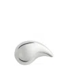 Bottega Veneta Large Pendant Brooch In Silver