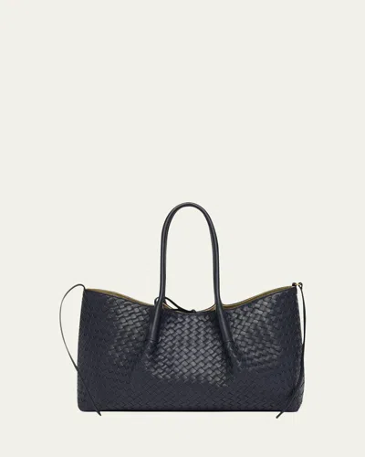 Bottega Veneta Large Pinacoteca Reversible Leather Tote Bag In Nocturnal