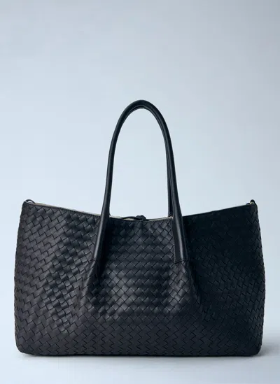 Bottega Veneta Large Pinacoteca Shopping Bag In Brown