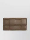 Bottega Veneta Portafoglio Cassette Grande Con Patta In Brown