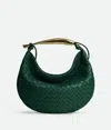 Bottega Veneta Sardine Medium Intrecciato Leather Top-handle Bag In Green
