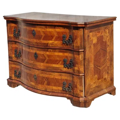 Pre-owned Bottega Veneta Large Venetian Canterano In Briarwood, Late 17th - Early 18th Century In Brown