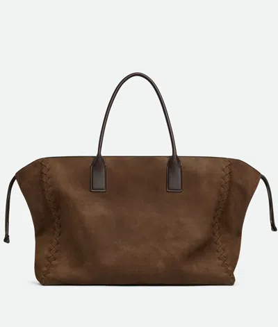 Bottega Veneta Large Zipped Cabat In 2145 Fondant/silver