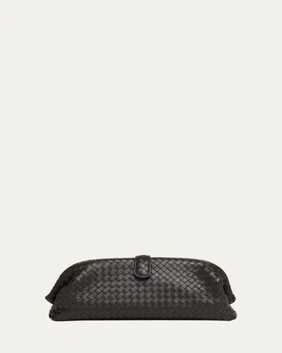 Bottega Veneta Lauren 1979 Leather Clutch Bag In Brown