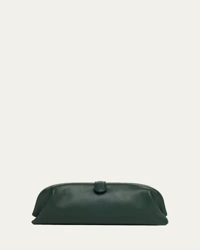 Bottega Veneta Lauren 1979 Leather Clutch Bag In Green