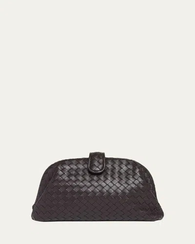 Bottega Veneta Lauren 1980 Leather Clutch Bag In Brown