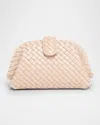 Bottega Veneta Lauren 1980 Mini Clutch Bag With Chain Strap In Neutral