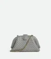 Bottega Veneta Lauren 1980 Mini Clutch With Chain In Sterling