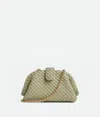 Bottega Veneta Small Leather Lauren 1980 Clutch Bag In Travertine