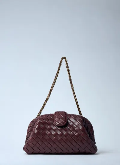 Bottega Veneta Lauren 1980 Shoulder Bag In Brown