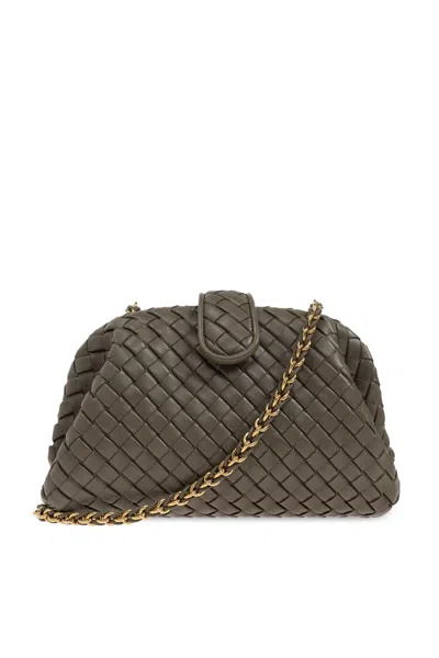 Bottega Veneta Lauren 1980 Small Clutch In Green