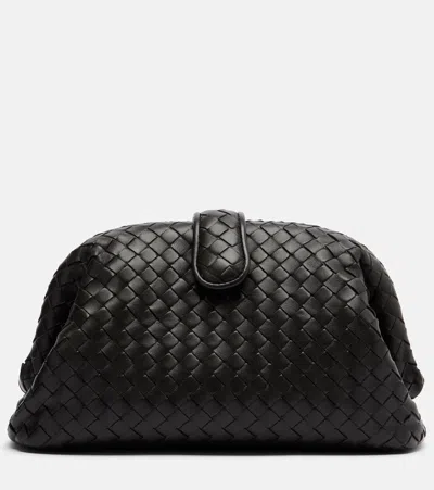 Bottega Veneta Lauren 1980 Small Leather Clutch In Brown