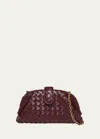 Bottega Veneta Teen Lauren 1980 Bag With Chain In Barolo Brass