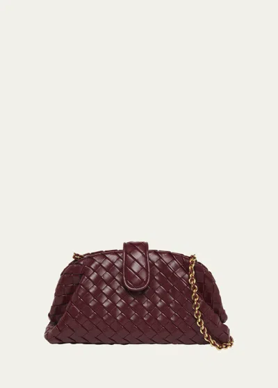 Bottega Veneta Teen Lauren 1980 Bag With Chain In Barolo Brass