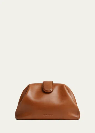BOTTEGA VENETA LAUREN 1980 TEEN CLUTCH BAG WITH CHAIN STRAP