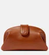 Bottega Veneta Lauren 1980 Mini Clutch With Chain In Brown