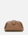 Bottega Veneta Lauren Clutch In Brown