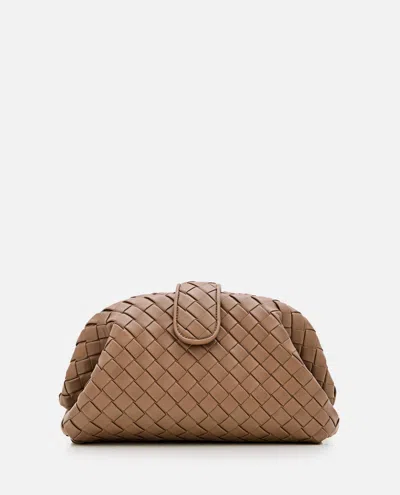 Bottega Veneta Lauren Clutch In Brown