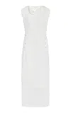Bottega Veneta Layered Cotton Dress In White