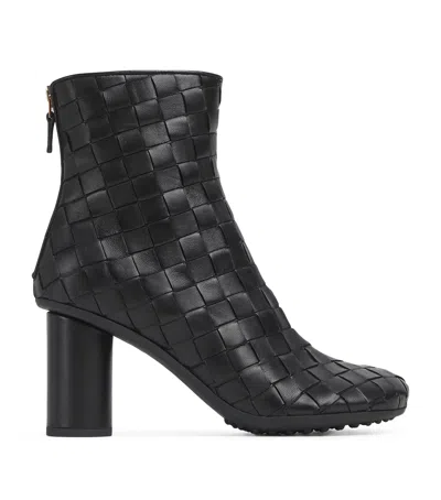 BOTTEGA VENETA LEATHER ATOMIC ANKLE BOOTS 75