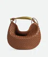 Bottega Veneta Cognac-coloured Intrecciato Medium Sardine Bag