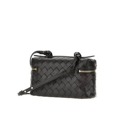 Bottega Veneta Leather 'bang Bang' Vanity Case Bag In Brown