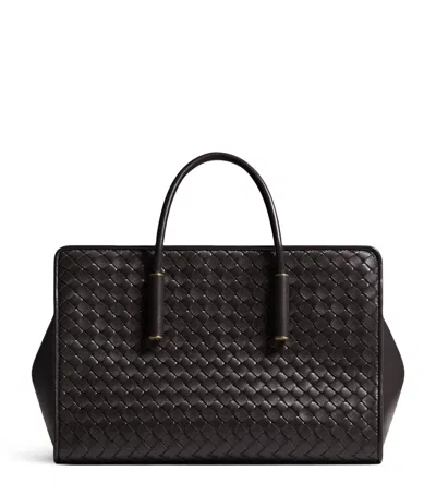 Bottega Veneta Leather Barbara Tote Bag In Brown