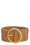 Bottega Veneta Women's Leather Belt In Brown