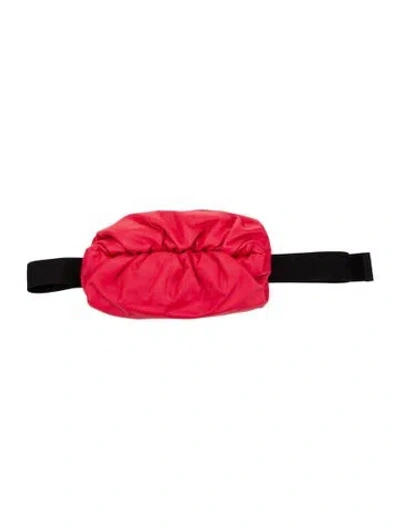 Pre-owned Bottega Veneta Leather Belt Bag In Red