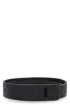 Bottega Veneta Leather Belt In Black