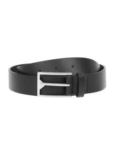 Pre-owned Bottega Veneta Leather Belt In Black
