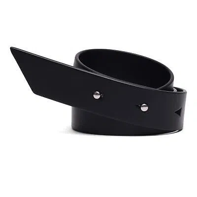 Pre-owned Bottega Veneta Leather Belt In Black
