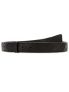 Bottega Veneta Leather Belt In Brown