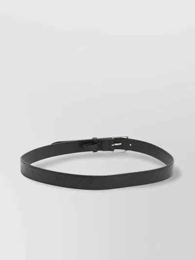 Bottega Veneta Leather Belt With Adjustable Intrecciato Detail