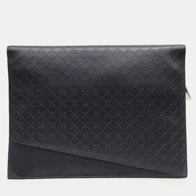 Pre-owned Bottega Veneta Leather Black Clutch