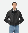 BOTTEGA VENETA LEATHER BLOUSON