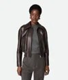 Bottega Veneta Lederblouson In Fondant