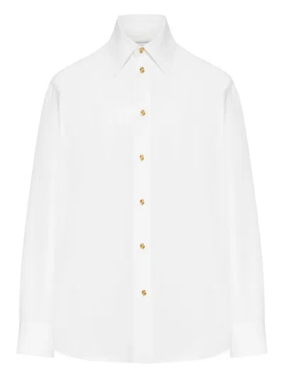 Bottega Veneta Leather Blouson In White