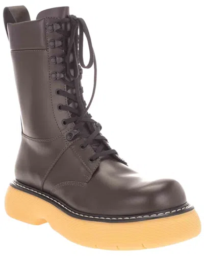 Bottega Veneta Leather Boot In Multi