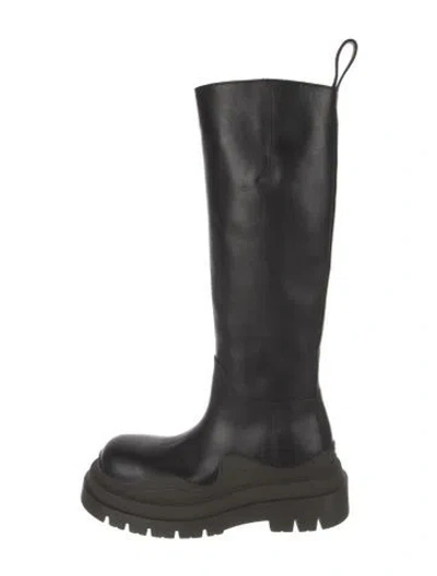 Pre-owned Bottega Veneta Leather Boots In Black