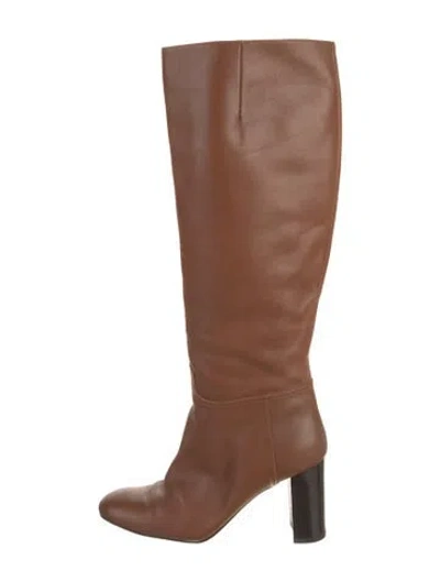 Pre-owned Bottega Veneta Leather Boots In Brown