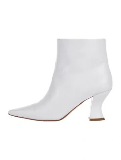 Pre-owned Bottega Veneta Leather Boots In White