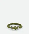 Bottega Veneta Braided Bracelet In Matcha