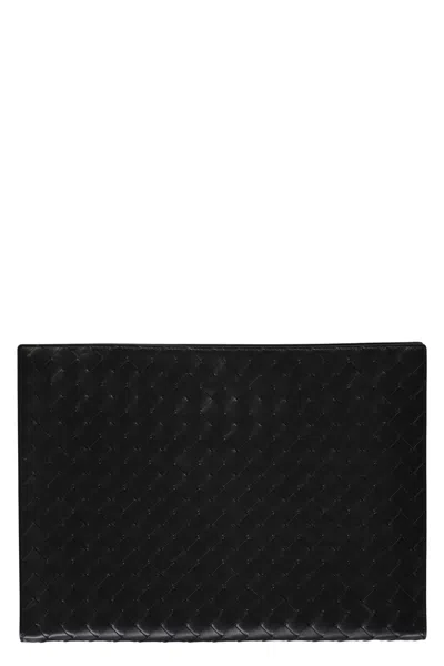 Bottega Veneta Leather Briefcase In Black