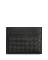 Bottega Veneta Leather Intrecciato Card Holder