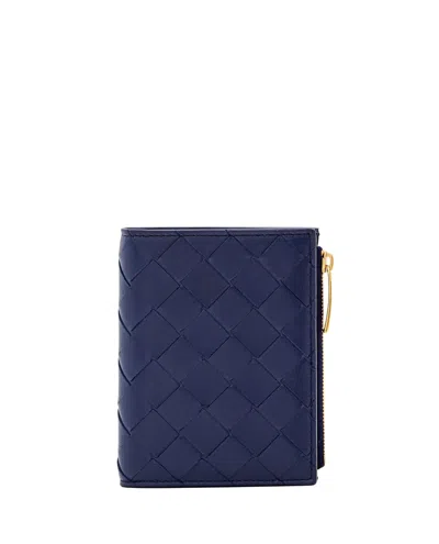 Bottega Veneta Leather Card-holder In Black