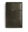 Bottega Veneta Leather Cassette Bifold Card Holder In Green