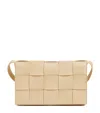 Bottega Veneta Leather Cassette Cross-body Bag In 米色