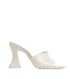 Bottega Veneta White Slip On Heels In White